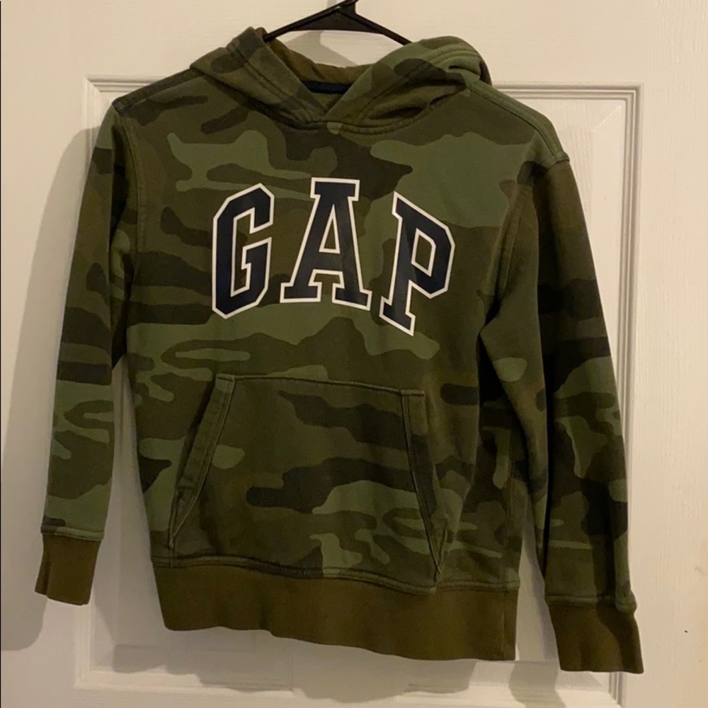 Boys camouflage hoodie